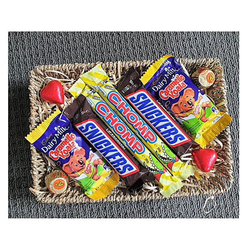 Assorted Sweet Treats Hamper:Bhai Dooj Gift Hampers to Australia