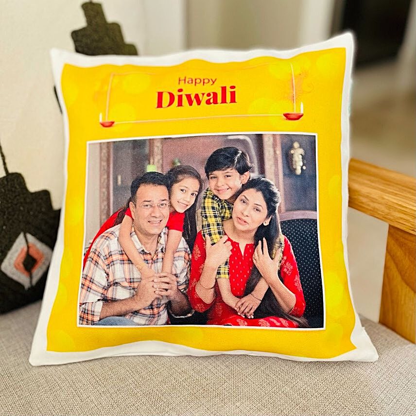 Blissful Diwali Personalised Cushion
