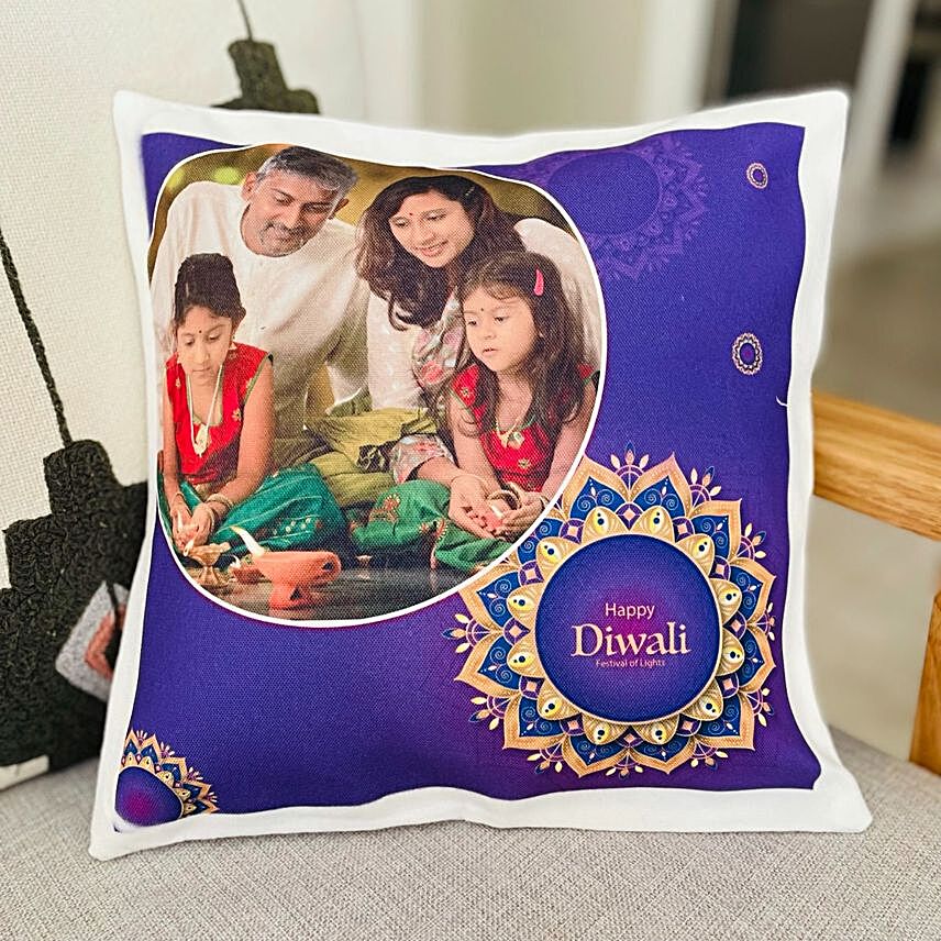 Personalised Memorable Diwali Cushion