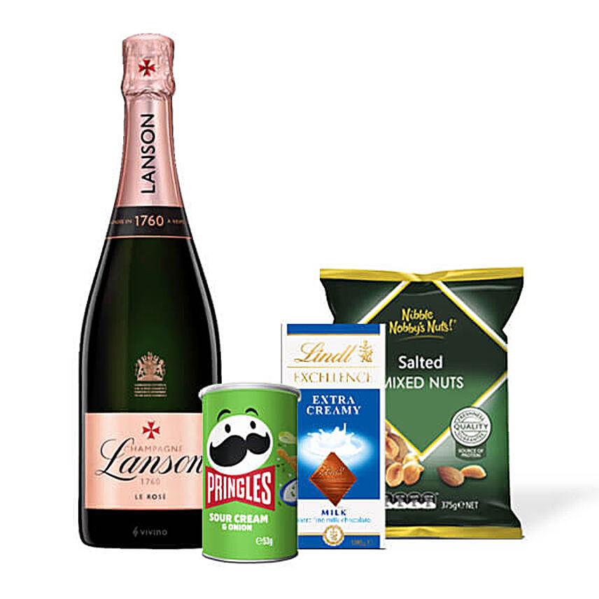 Champagne And Delightful Treats Christmas Hamper:Send Christmas Gifts to Australia
