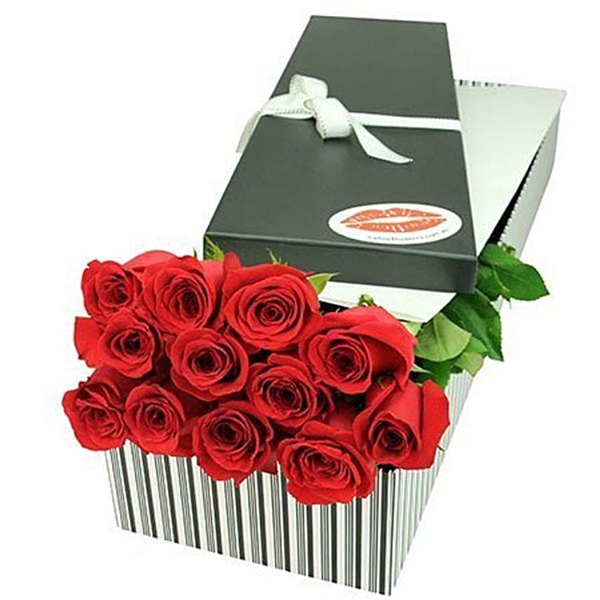 Romantic Red Roses Box