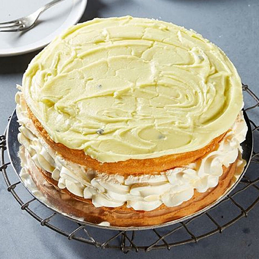 Passion Fruit Iced Cake