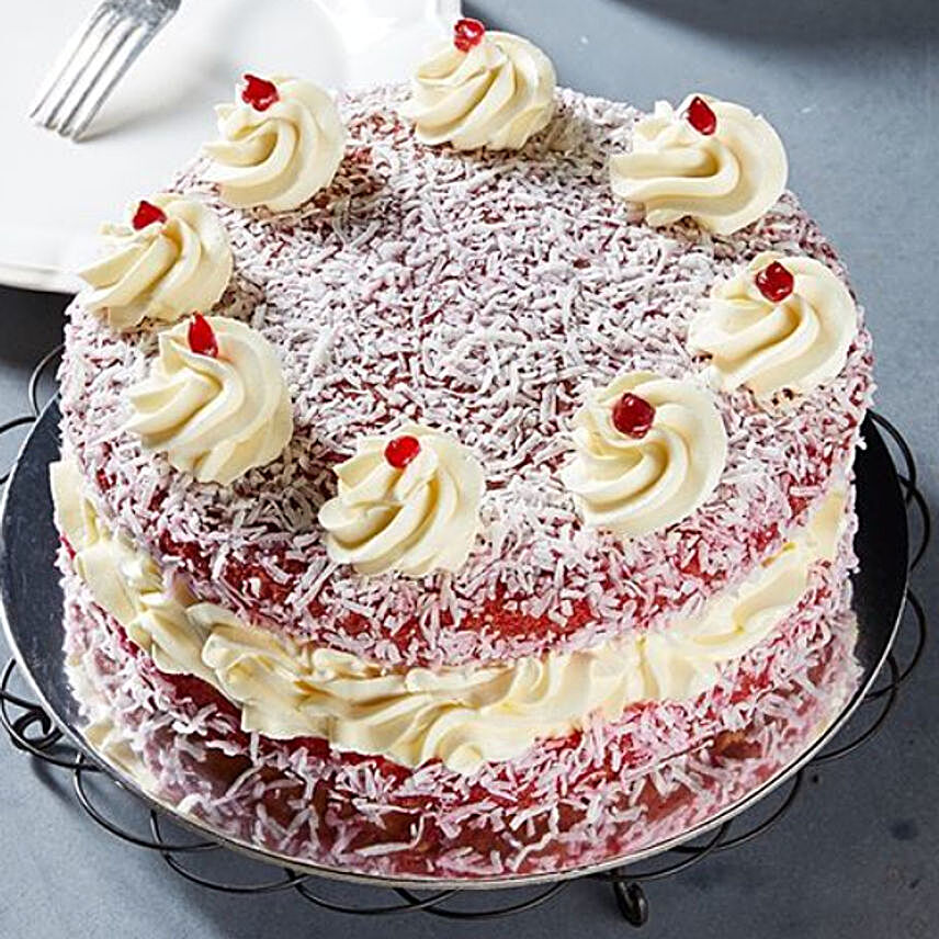Raspberry Lamington Cake