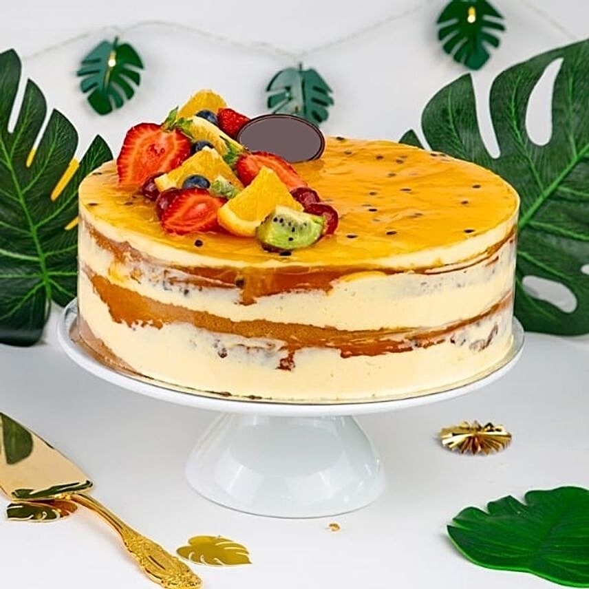 Vanilla Passion Fruit Cake:Chinese New Year Gift Delivery in Australia