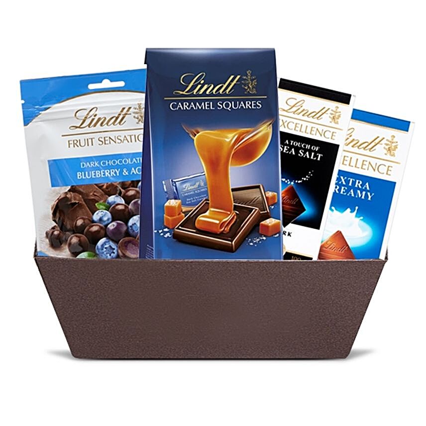 Blue Lindt Hamper:Chocolate to Australia