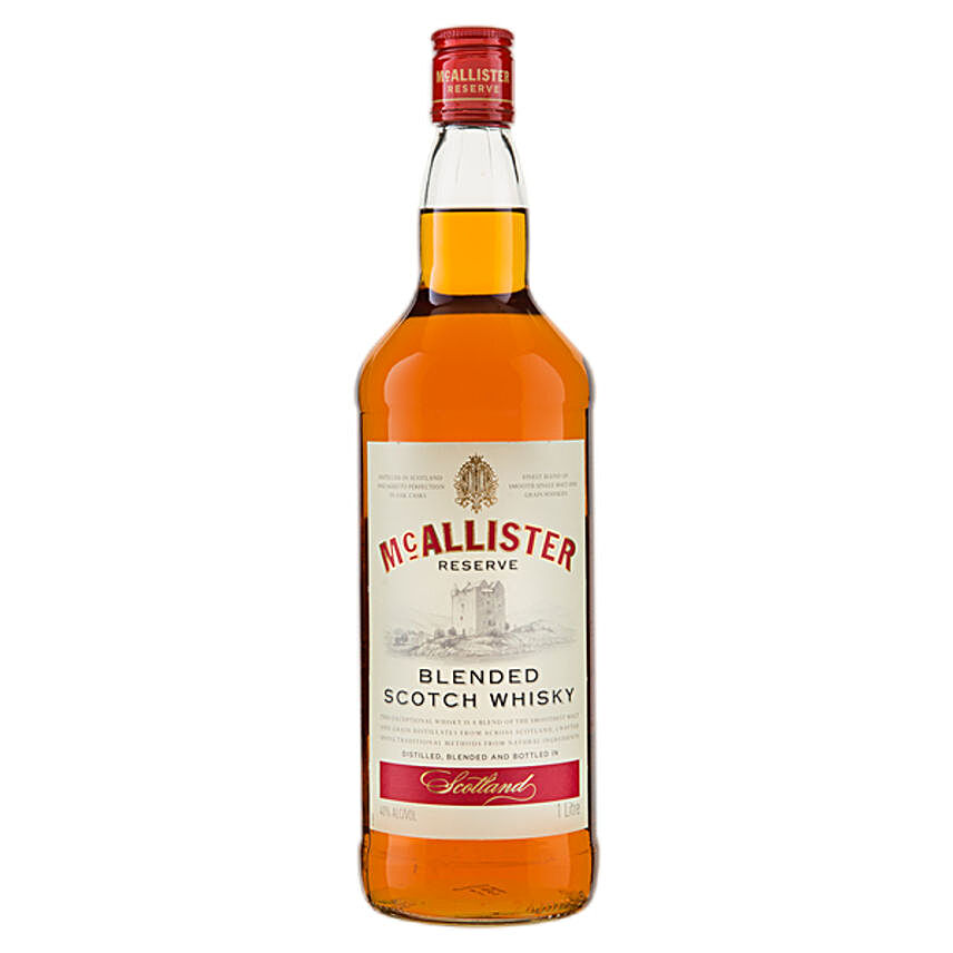 Mcallister Reserve Blended Scotch Whisky 1L