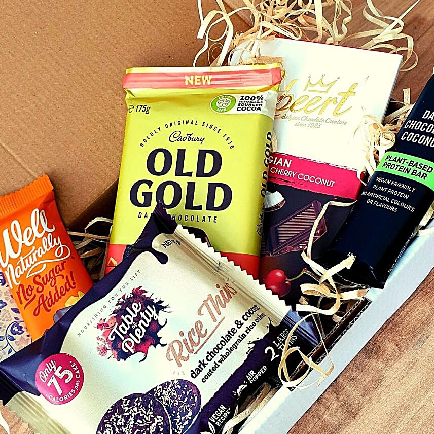Dark Chocolate Healthy Box:Gift Hampers to Australia