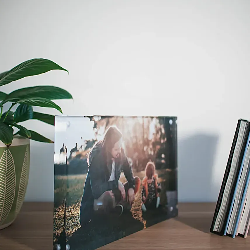 Personalised Classic Design Acrylic Photo Block