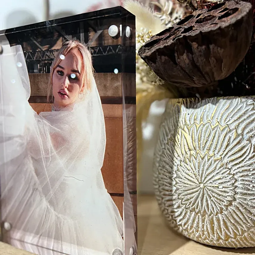 Personalised Memories Acrylic Photo Block