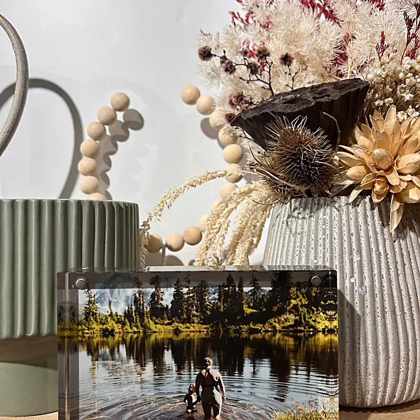 Personalised Memories Acrylic Photo Block