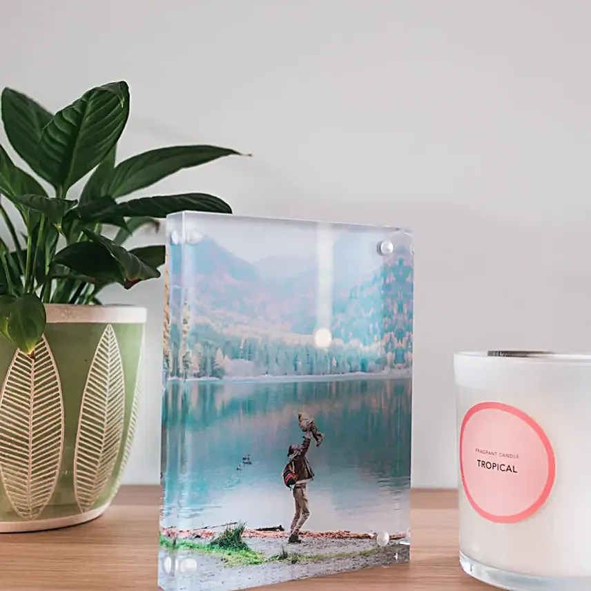 Personalised Memories Acrylic Photo Block