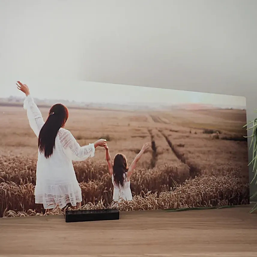 Personalised Panorama Style Metal Photo Print