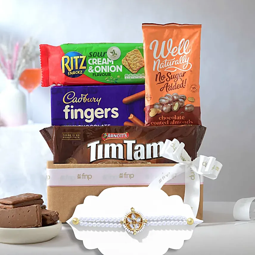Indulgent Wishes Special Gift Hamper for Bhai