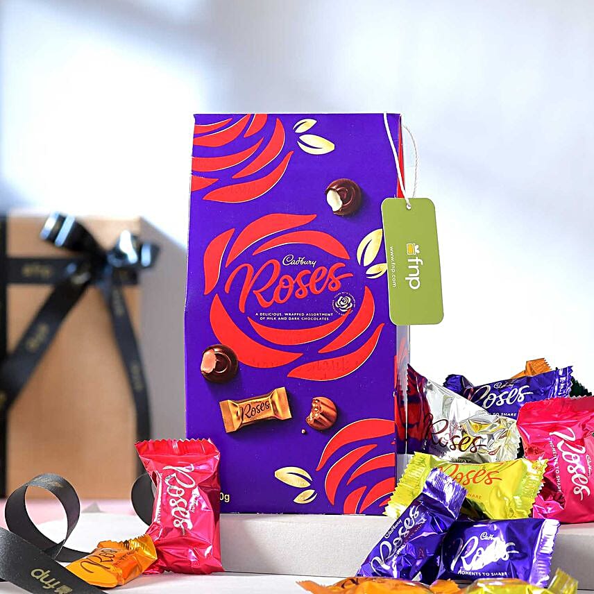 Cute Cuddles N Chocolatey Roses Gift Hamper