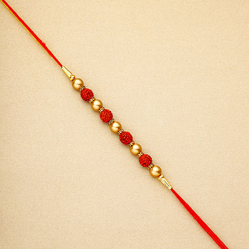 Earthly Blessings Rudraksha Rakhi N Lindt Surprise