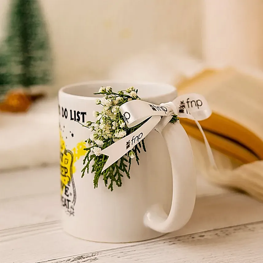 Eat Sleep Love Repeat Personalised Mug Hand Delivery