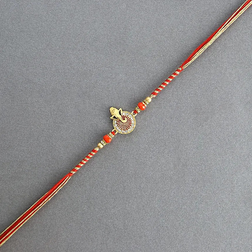 Ethereal Ganesha Harmony Rakhi N Nutty Treasures