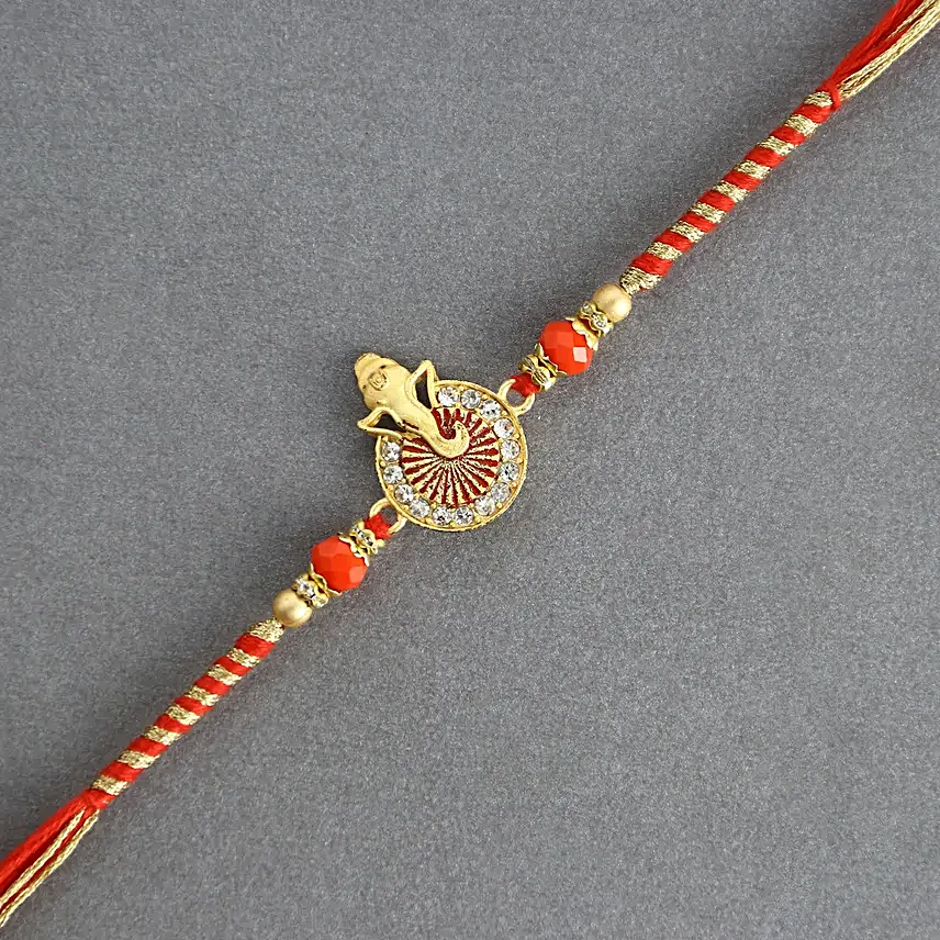 Ethereal Ganesha Harmony Rakhi N Nutty Treasures