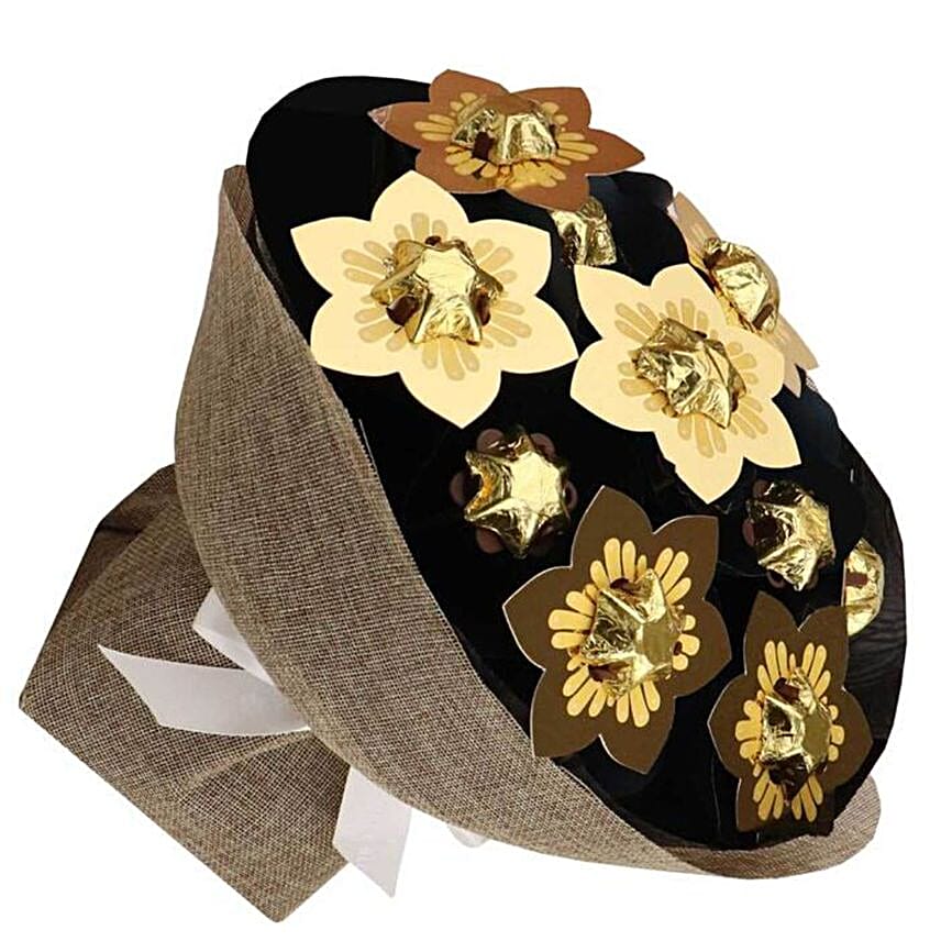 Golden Love Flower Bouquet
