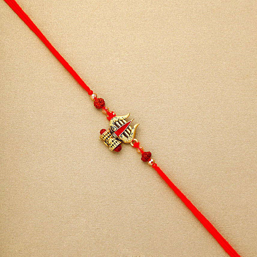Intricate Trishul Rakhi