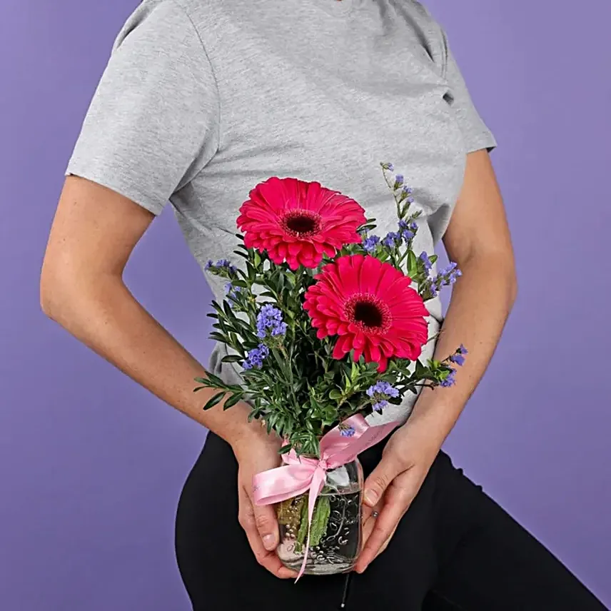 Little Miss Sunshine Floral Vase