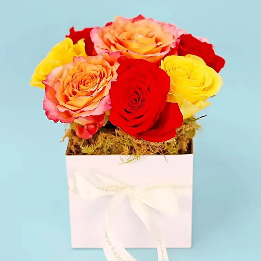 Little Mixed colour Rose Box