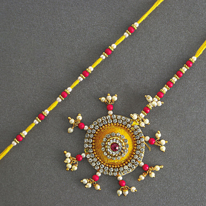 Lumba Beads Rakhi N Ferrero Indulgence