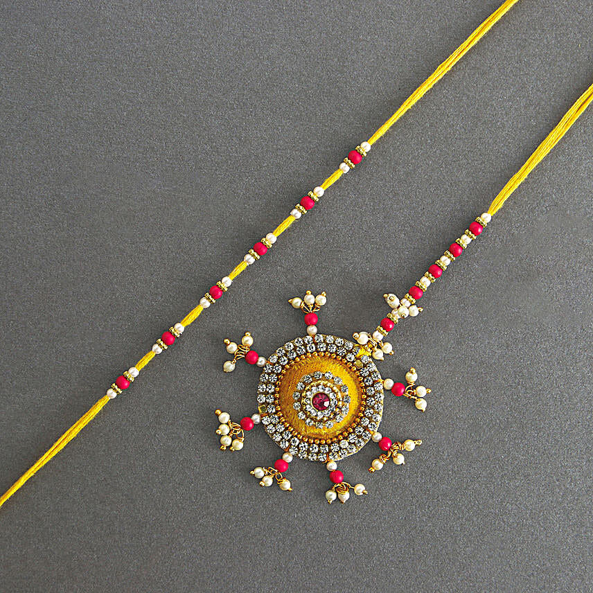 Lumba Beads Rakhi N Ferrero Indulgence