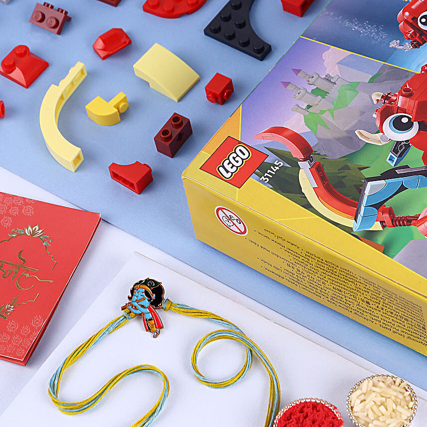 Melodic Krishna Rakhi For Kids N Lego Fun