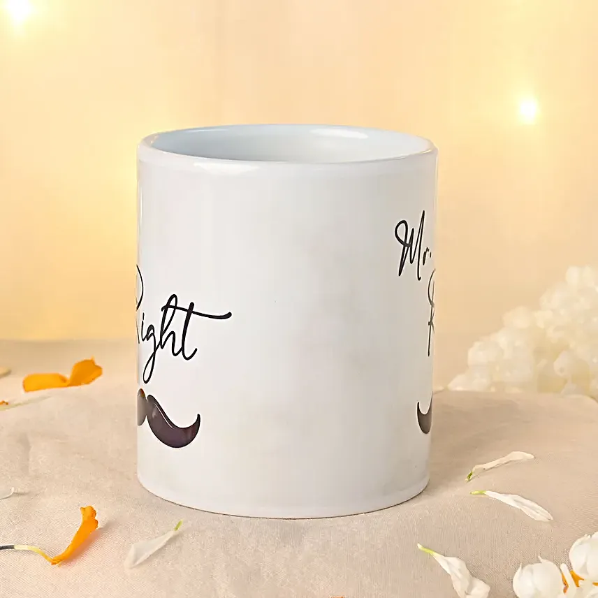 Mr Right Karva Chauth Special Mug
