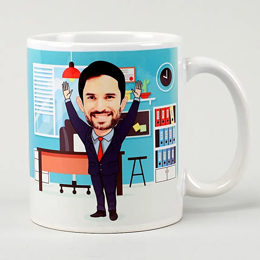 Caricature Mug For Colleague Online