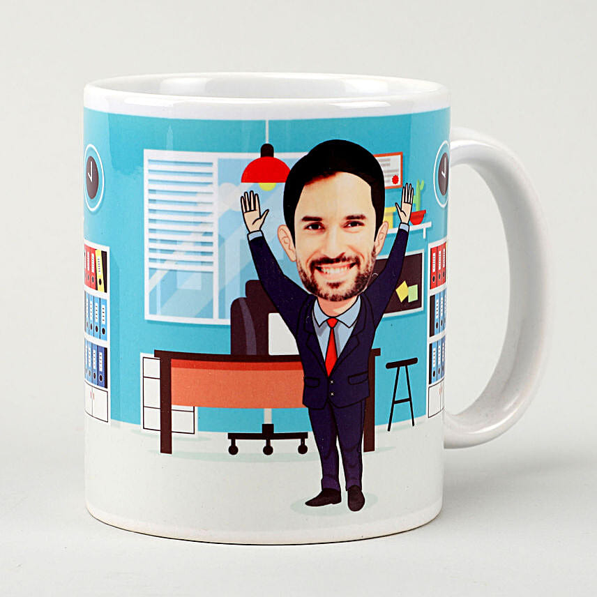 Caricature Mug For Colleague Online