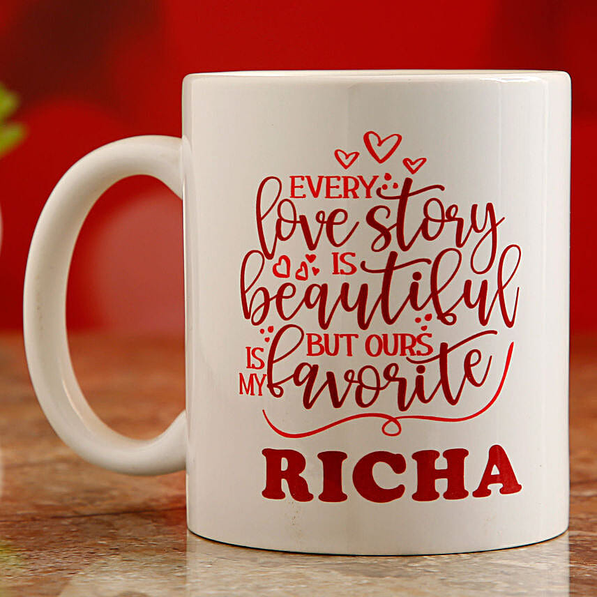 printed valentine day mug