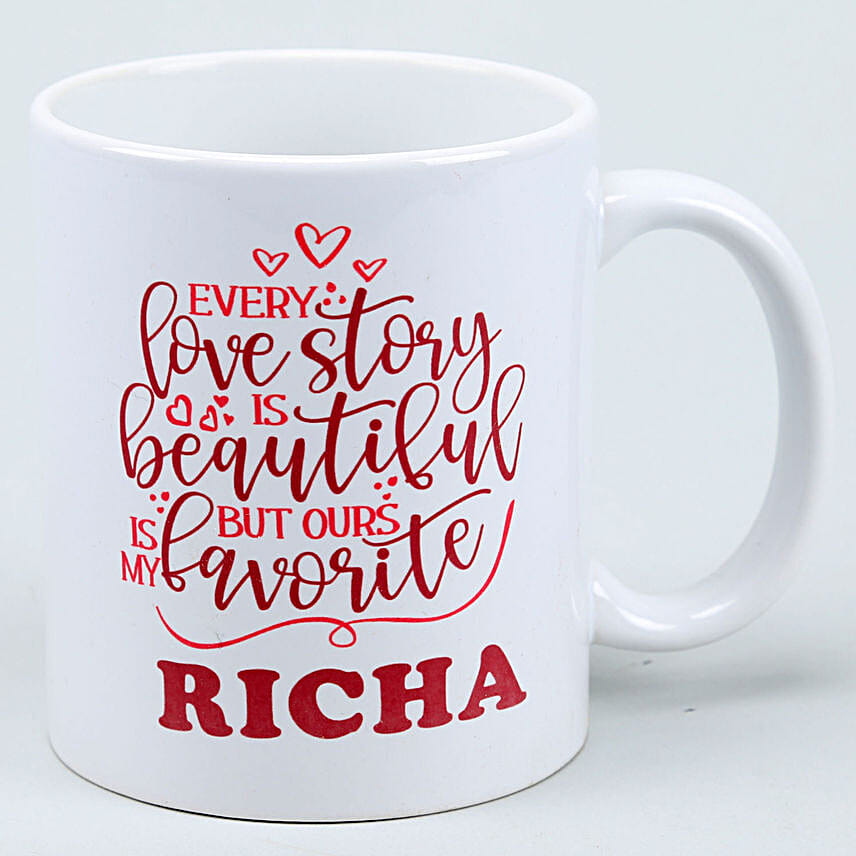 printed valentine day mug
