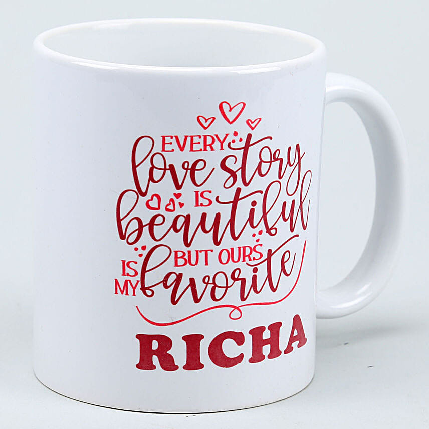 printed valentine day mug