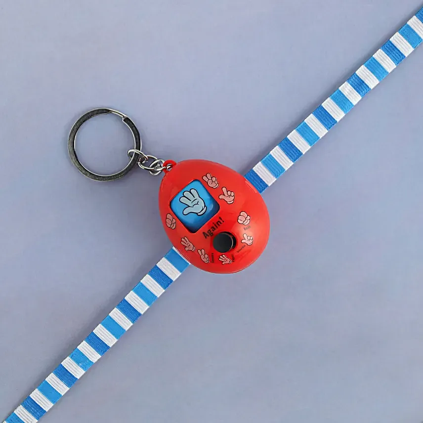 Push Button Game Keychain Rakhi N Lindt Chocolate