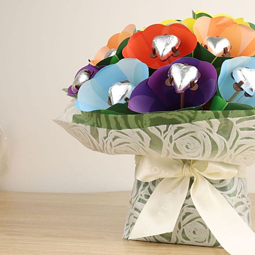 Rainbow Love Sweet Bouquet