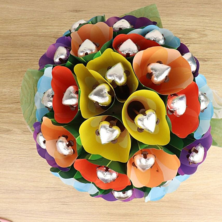 Rainbow Love Sweet Bouquet