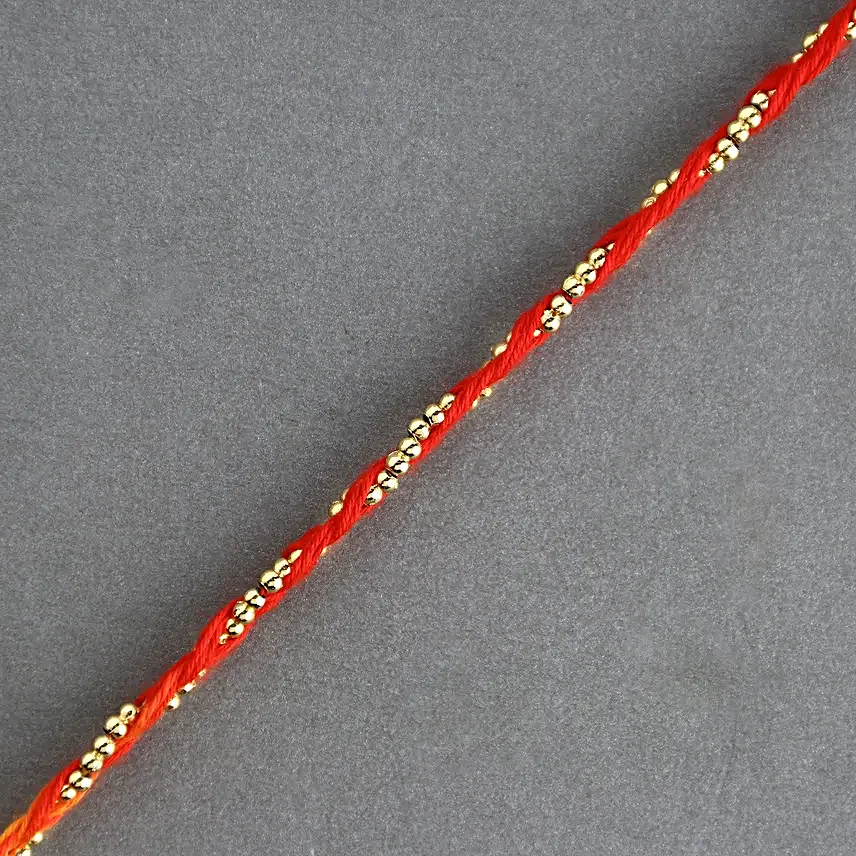 Sacred Beadwork Mauli Rakhi N Lindt Surprise