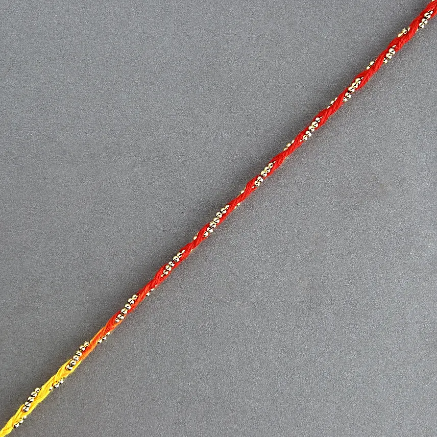 Sacred Beadwork Mauli Rakhi N Lindt Surprise
