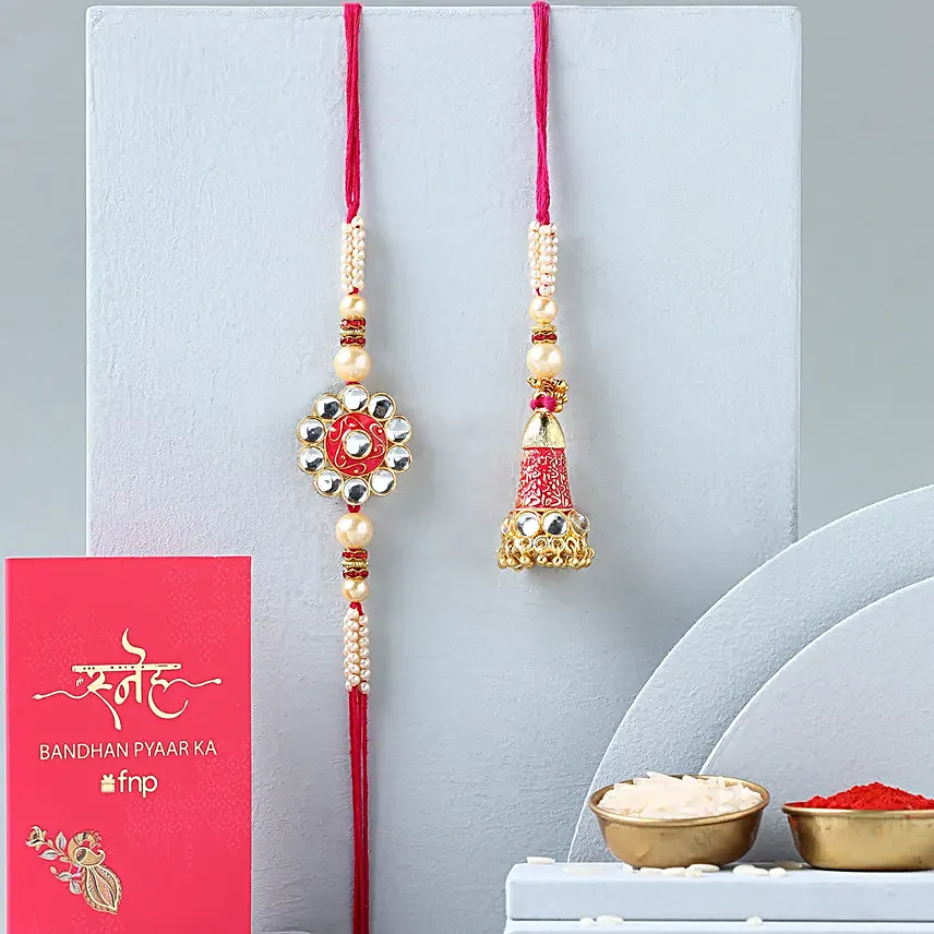 Sneh Meenakari Bhaiya Bhabhi Rakhi N Lindt Excellence