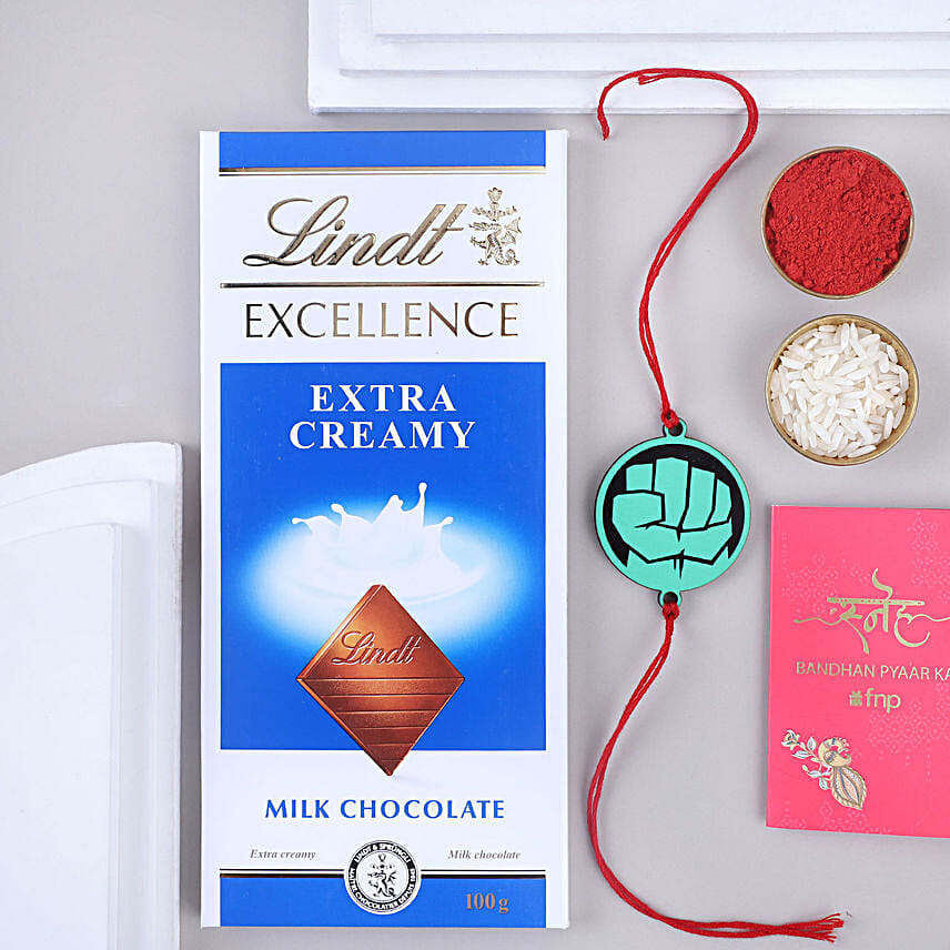 Sneh Thor Kids Rakhi N Lindt Excellence