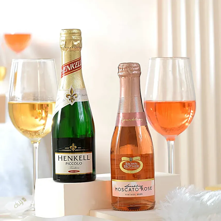 Sparkling Wine With Luxe Chocolates Combo