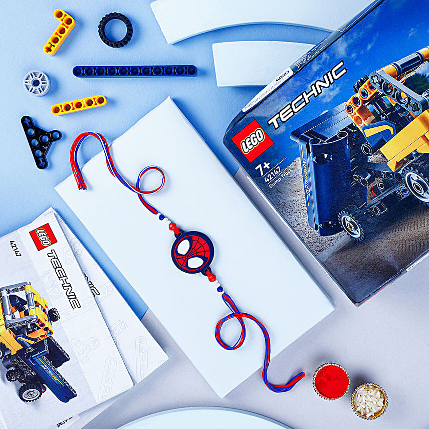 Spiderman Mask Rakhi N Dump Truck Lego Game