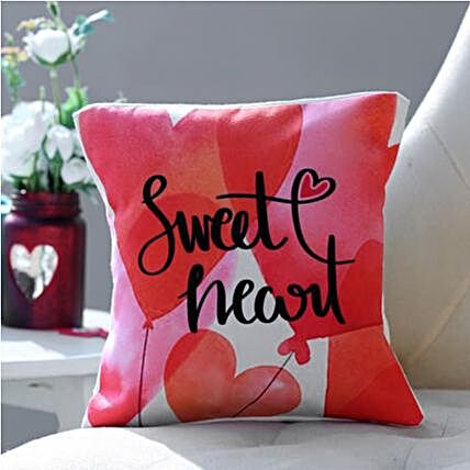 Sweet Heart Personalized Cushion:Send Gifts for Her in Australia