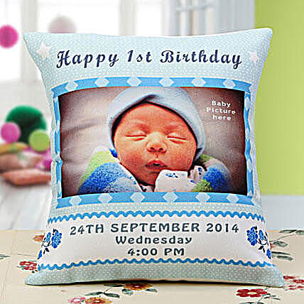 Baby Announcement Personalized Cushion