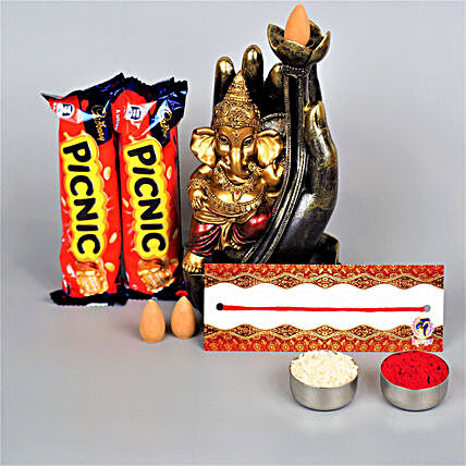 Ganesha Blessing And Delicious Wishes For Bhaidooj