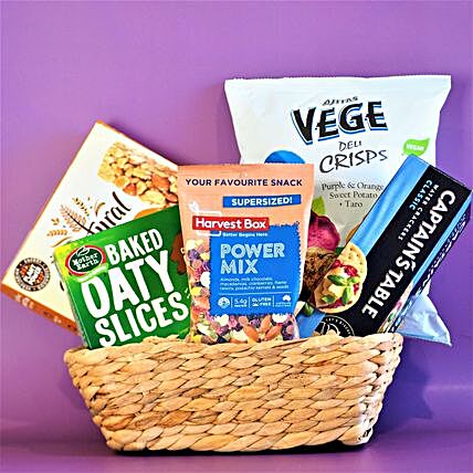 Healthy Vegetable Chips And Workout Bars Combo:Healthy Gifts
