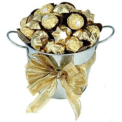 Ferraro Rocher And Chocolate Gold Stars Easter Combo