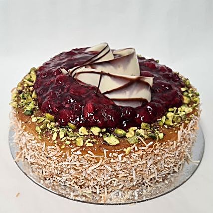 Yummy Raspberry Coconut Cake:Send Romantic Gifts to Australia